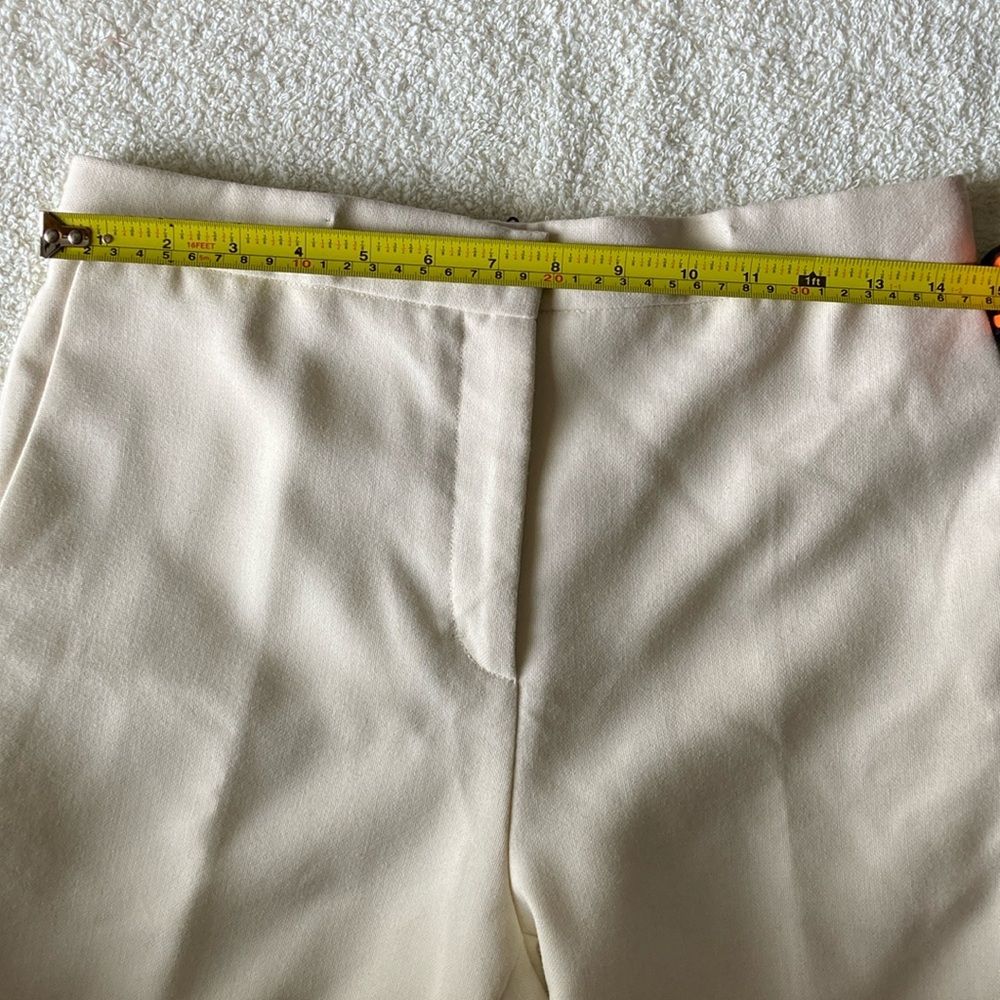 Sandro Wide Leg Pants in Light Beige/Cream - Picture 6 of 14